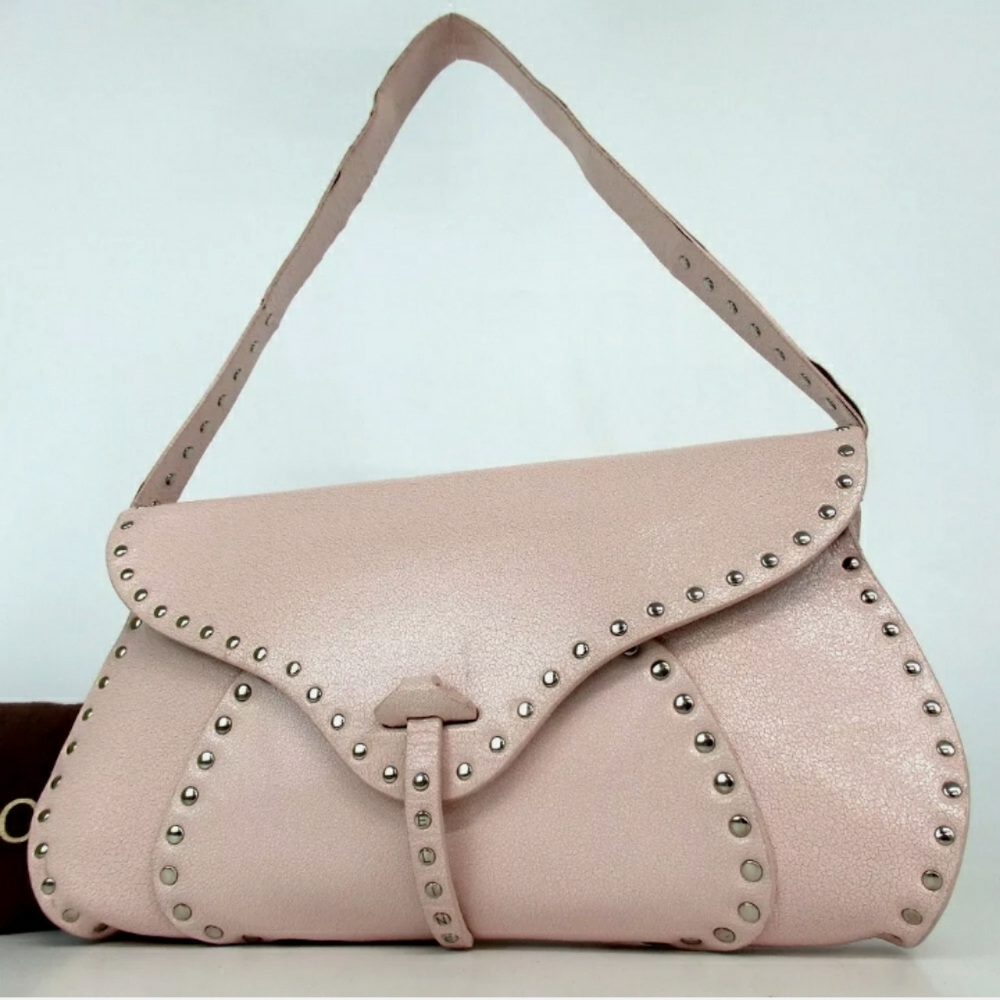 AUTHENTIC CELINE CE00/23STUDS ONE SHOULDER BAG